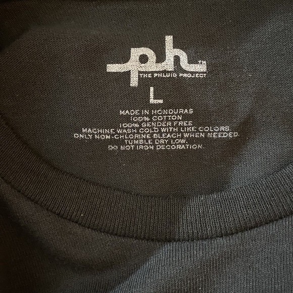 NWT Born To Love Unisex Crop Non-Binary LGBTQ Pride T-shirt Phluid Project Sz L - Picture 3 of 7